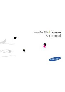 Samsung Galaxy Europa manual. Tablet Instructions.